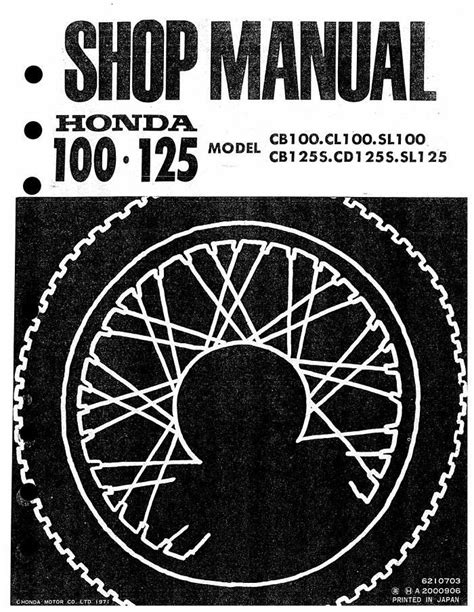 Workshop manual for Honda SL125 (1971) - Honda 4-stroke.net - All the ...