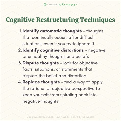 How Cognitive Restructuring Can Change Your Negative Thoughts