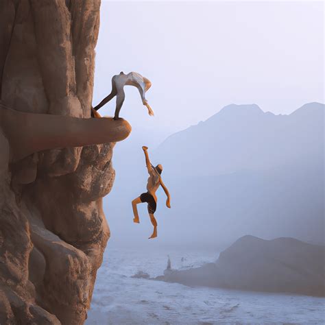 Pushing Someone off a Cliff · Creative Fabrica