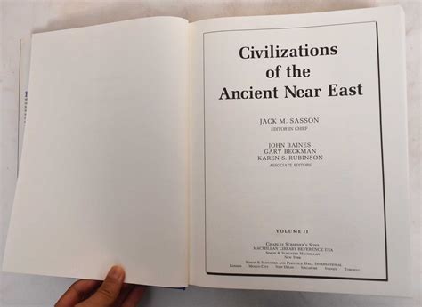 Civilizations Of The Ancient Near East Volume II | Jack M. Sasson, John Baines