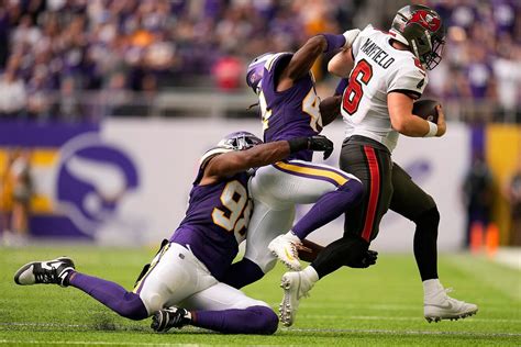 Baker Mayfield praises Vikings defense as his grit helps Buccaneers ...