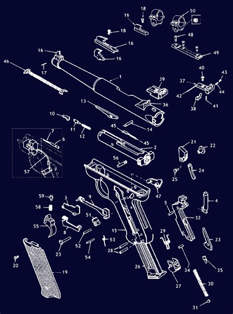 Ruger Mark 2 Schematic - Gun Diagrams, Gun Parts | MidwayUSA