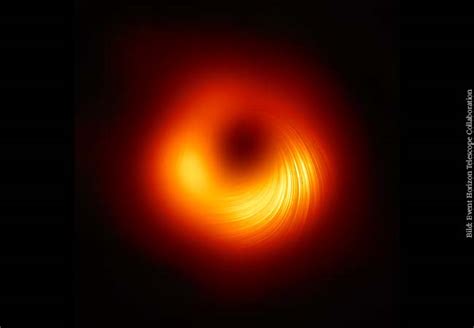 Astronomers Image Magnetic Fields at the Edge of M87’s Black Hole | Aktuelles aus der Goethe ...