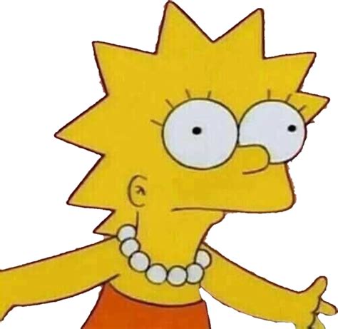 Lisa Simpson Fight Me Meme Png