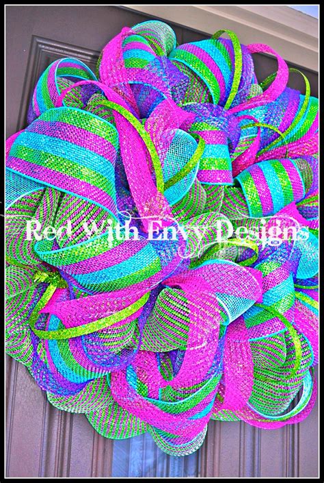 Bright Deco Mesh Wreath Deco Mesh Wreath. Wreath