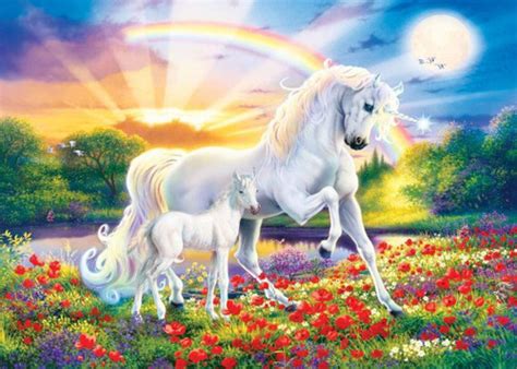 5D Diamond Painting Rainbow Paint Unicorn Kit