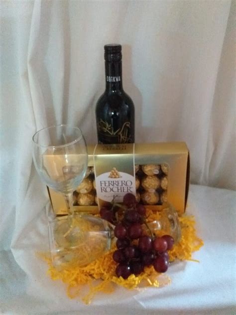 Wine and Chocolate Basket – Nikko's Creations – Flowers For All Occasions