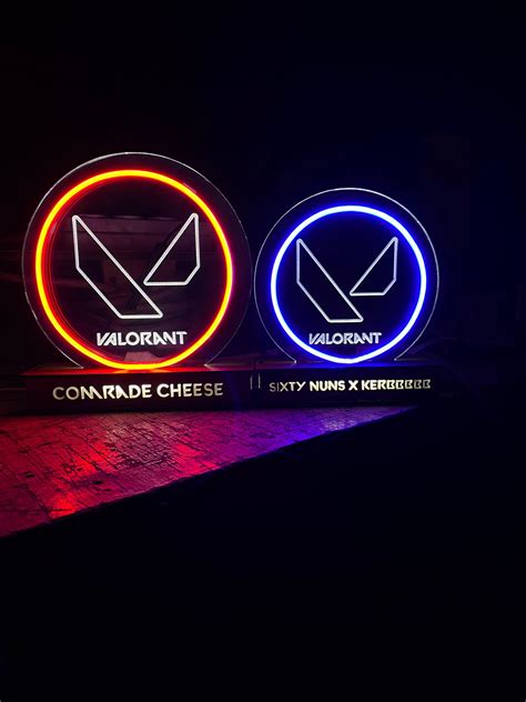 Neon Led Valorant Logo /room Decor / Gamer Room Decor / LED - Etsy