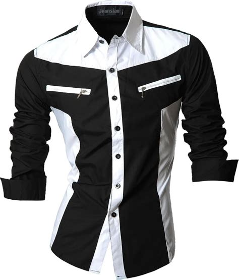 Hot Sale Mens Stylish Casual Shirts Slim Fit Business Uniform Fashion Designed 4 Color S M L XL ...