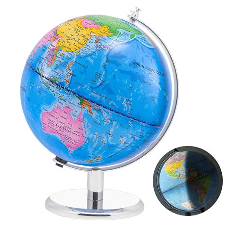 Buy Wizdar Illuminated World Globe for Kids' Learning, 3 in 1 ...