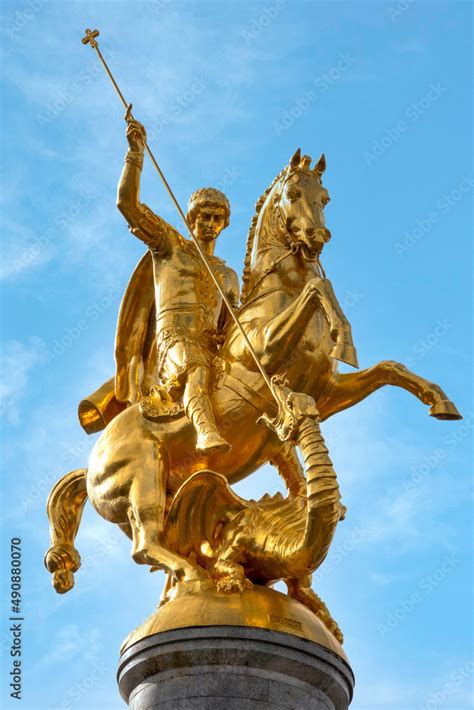 St. George Statue Stock Photo | Adobe Stock