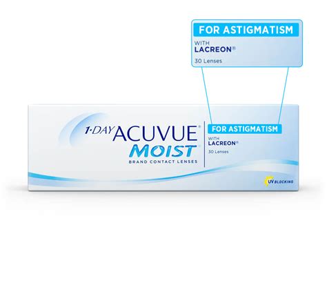 1 Day Acuvue Moist for Astigmatism Contact Lenses | Vision Direct UK