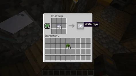 Minecraft White Dye Recipe - banana-breads.com