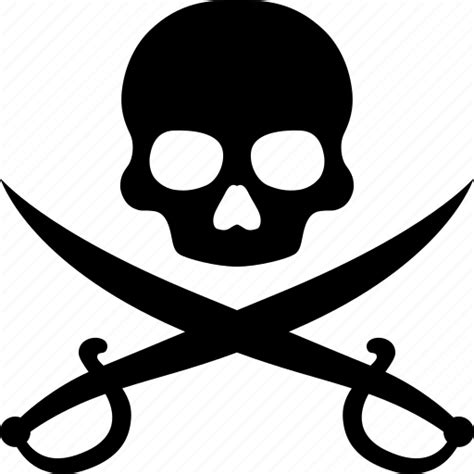 Crossed, piracy, pirate, pirates, skull, sword, swords icon