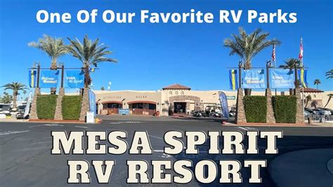 Mesa Spirit RV Resort - One Of Our Favorite Places To Stay