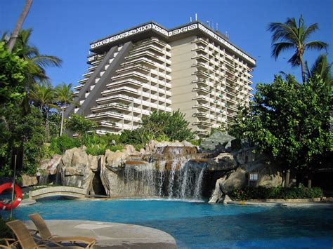 Acapulco, Hotel, Princess, Kaskada, Basen, Ogród