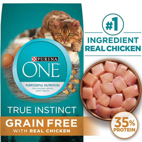 Purina ONE True Instinct Grain Free High Protein, Natural Formula Adult ...