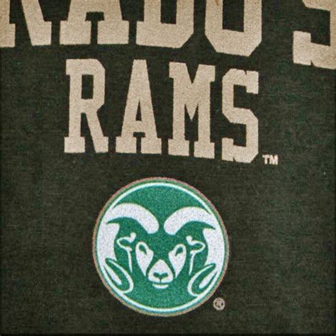 Colorado State Rams Arched School Name with Mascot T-Shirt - Green ...