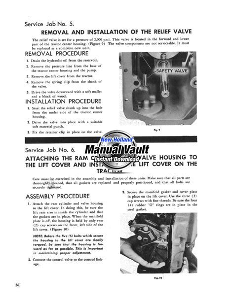 1953-1954 Ford NAA Tractor Owners, Shop, Parts Manual Set - Manual Vault