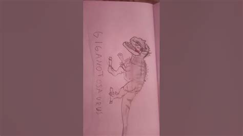 giganotosaurus drawing - YouTube