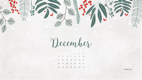 December 2016 calendar wallpaper – desktop background