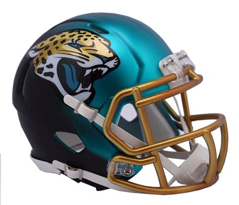 Alternate Jaguars helmet designed by Riddell : r/Jaguars