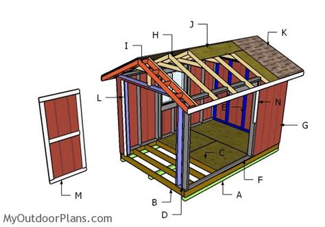 8x12 Shed Roof Plans | MyOutdoorPlans | Free Woodworking Plans and ...