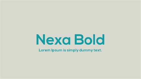 Nexa Font Family : Download Free for Desktop & Webfont