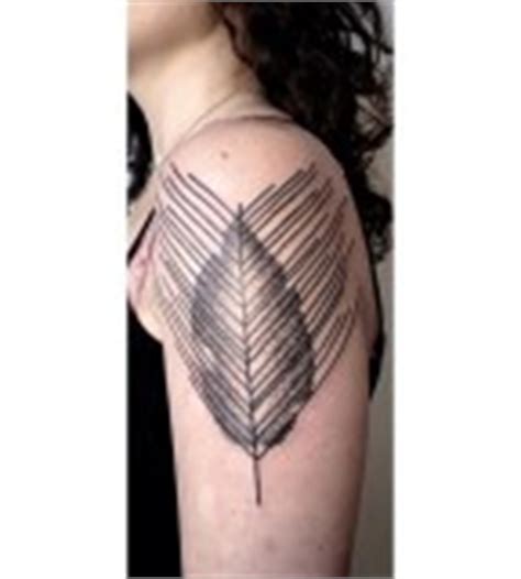 leaf tattoo by victor j webster