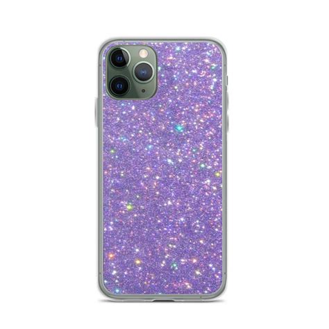 Glitter iPhone Case Shiny purple glitter phone case Trendy | Etsy