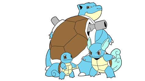 Squirtle Evolution by ShaneK82 on DeviantArt