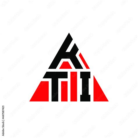 KTI triangle letter logo design with triangle shape. KTI triangle logo ...