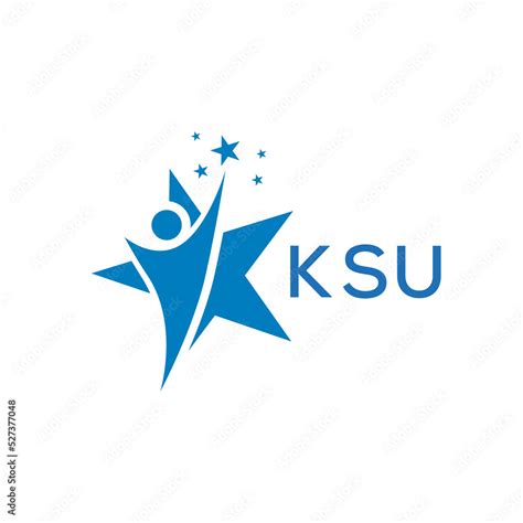 KSU Letter logo white background .KSU Business finance logo design vector image in illustrator ...