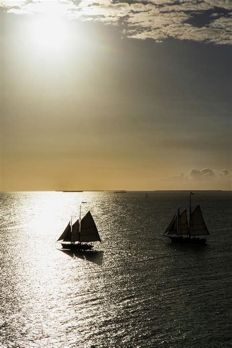 Sunset Schooners Photograph by Arthur Dodd - Fine Art America