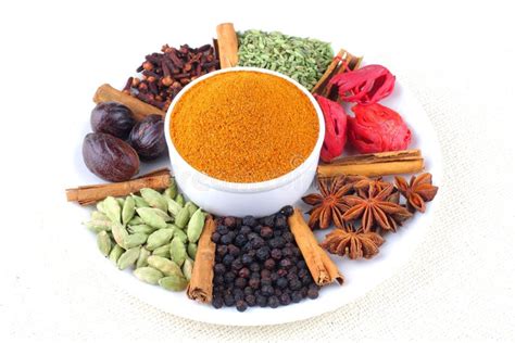 Indian Curry Spices stock image. Image of asia, close - 15770293