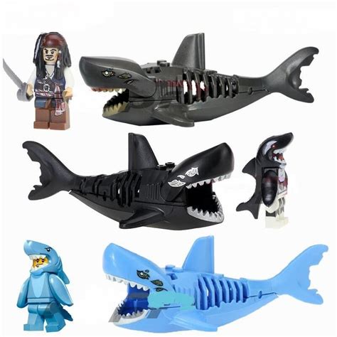 Jack Shark Suit Guy Shark Minifigures Lego Compatible Minifigure Set