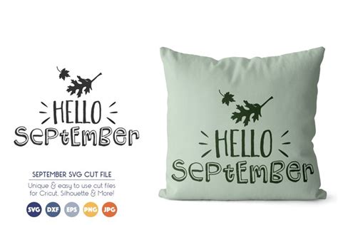 Fall SVG Cut Files - Hello September