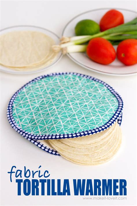 DIY Fabric Tortilla Warmer (...that's microwave safe!) | Make It & Love It