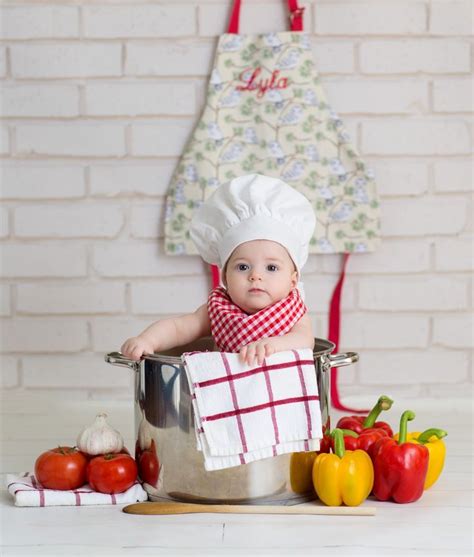 Baby chef! Baby cook! Baby photography! | Baby pictures, Baby photos, Baby cooking