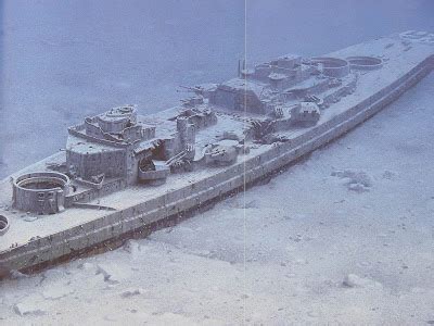 navy ship: german battleship bismarck wrecks