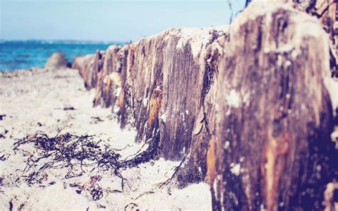 The Wooden Wall on the Beach - Wallpaper by Abu-Dun on deviantART