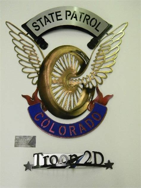 Commisioned Colorado State Patrol Plaque | Police badge, Badge, Police life