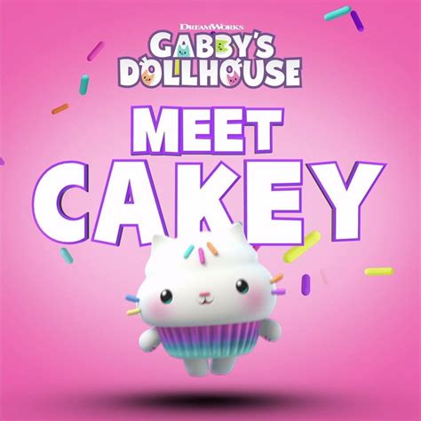 Gabby's Dollhouse | Meet Cakey Cat | Cakey Cat is the cutest lil ...