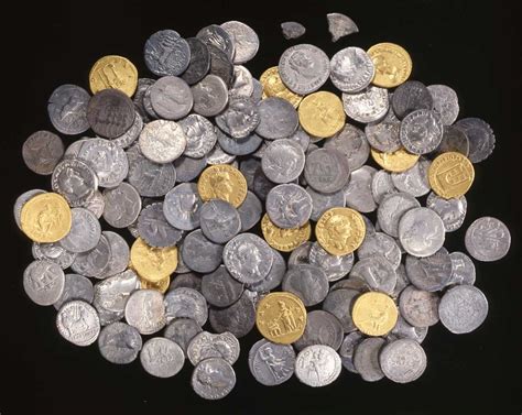 Hoard of Roman coins from Howe, Norfolk, 2003 T64. © Trustees of the ...