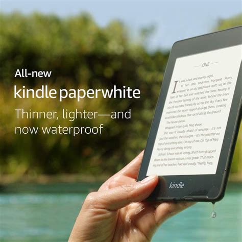 Kindle Paperwhite 4 to nowy czytnik e-booków z wodoodporną obudową