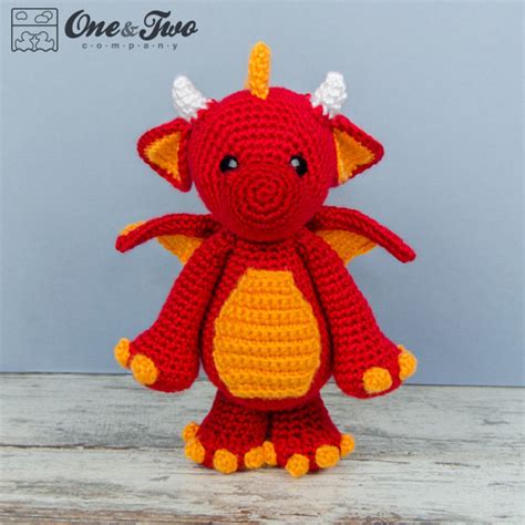 Amigurumi Pattern Dragon PDF Crochet Pattern Tutorial | Etsy