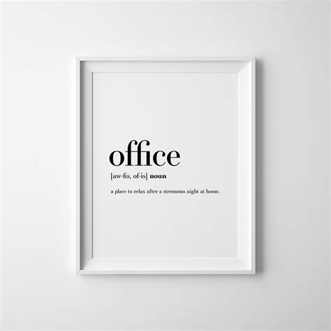 Wall Décor Office Wall Quotes Boss Definition Boss Gift Definition Printable Office Poster Funny ...