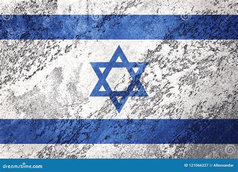 Grunge Israel Flag. Israel Flag with Grunge Texture Stock Illustration - Illustration of ...