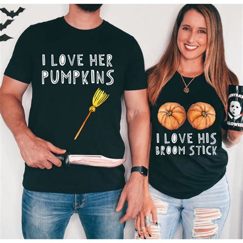 Funny Couples Halloween Shirts Couple Halloween Shirts - Etsy