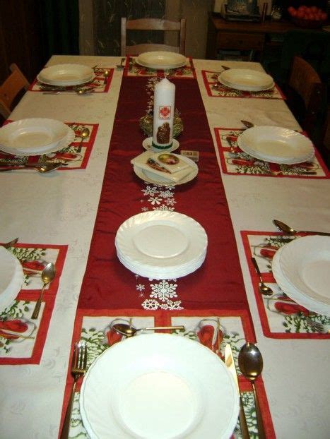 The traditional Polish Christmas Eve setting of Wigilia. Our Christmas ...